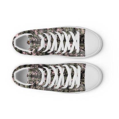Men’s high top canvas shoes