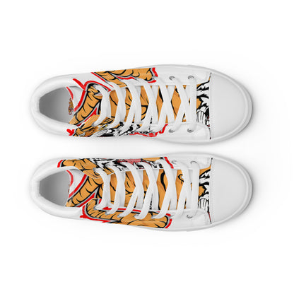 Men’s high top canvas shoes