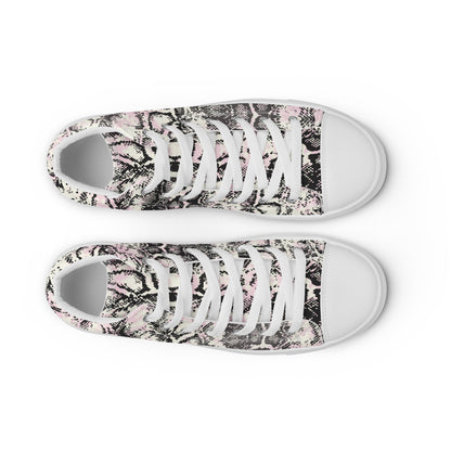 Men’s high top canvas shoes