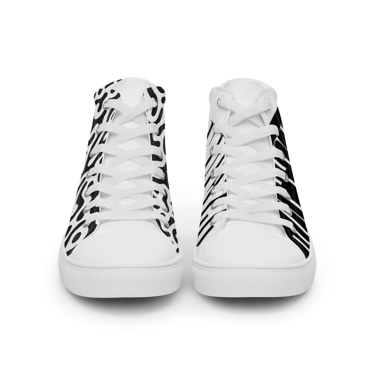 Men’s high top canvas shoes