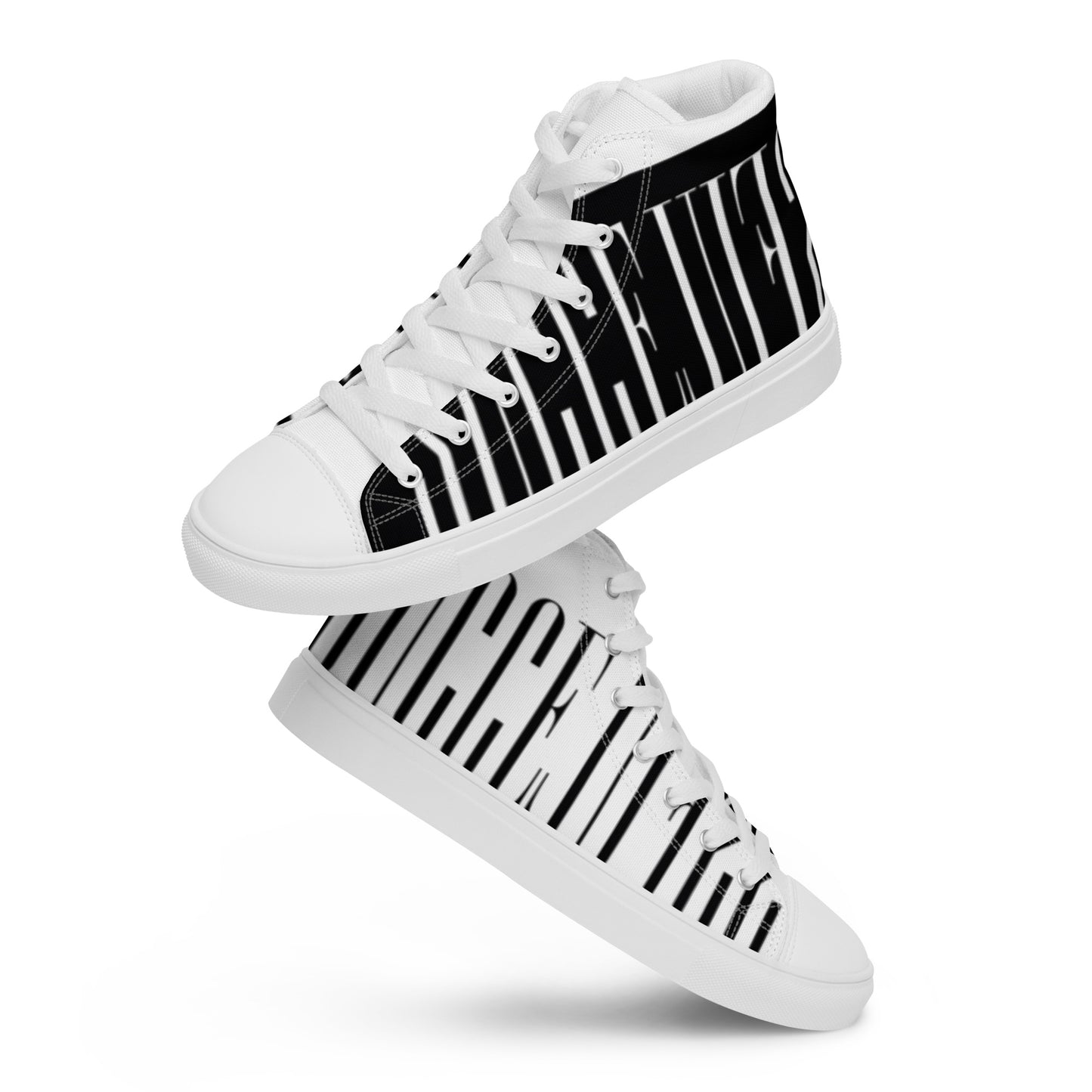 Men’s high top canvas shoes