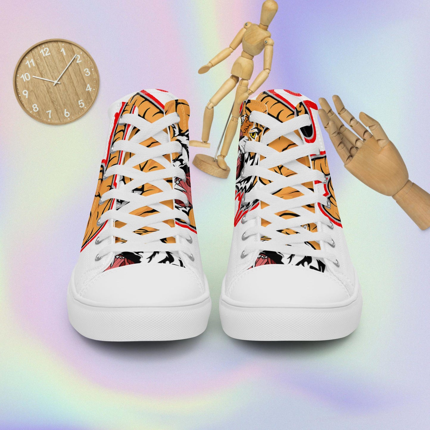 Men’s high top canvas shoes