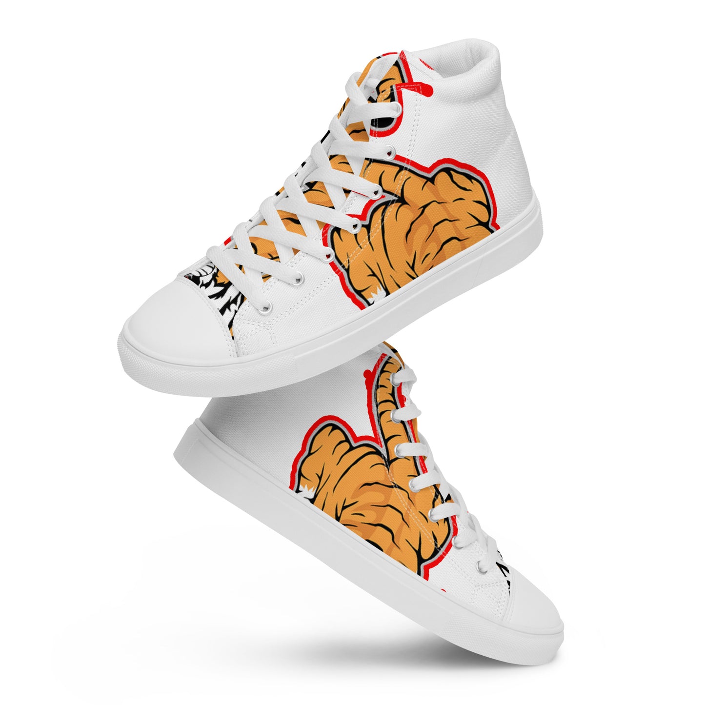 Men’s high top canvas shoes