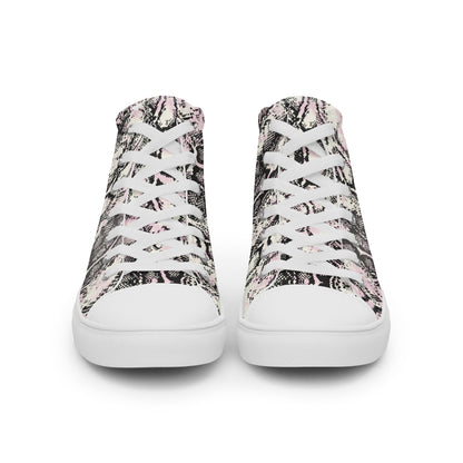 Men’s high top canvas shoes