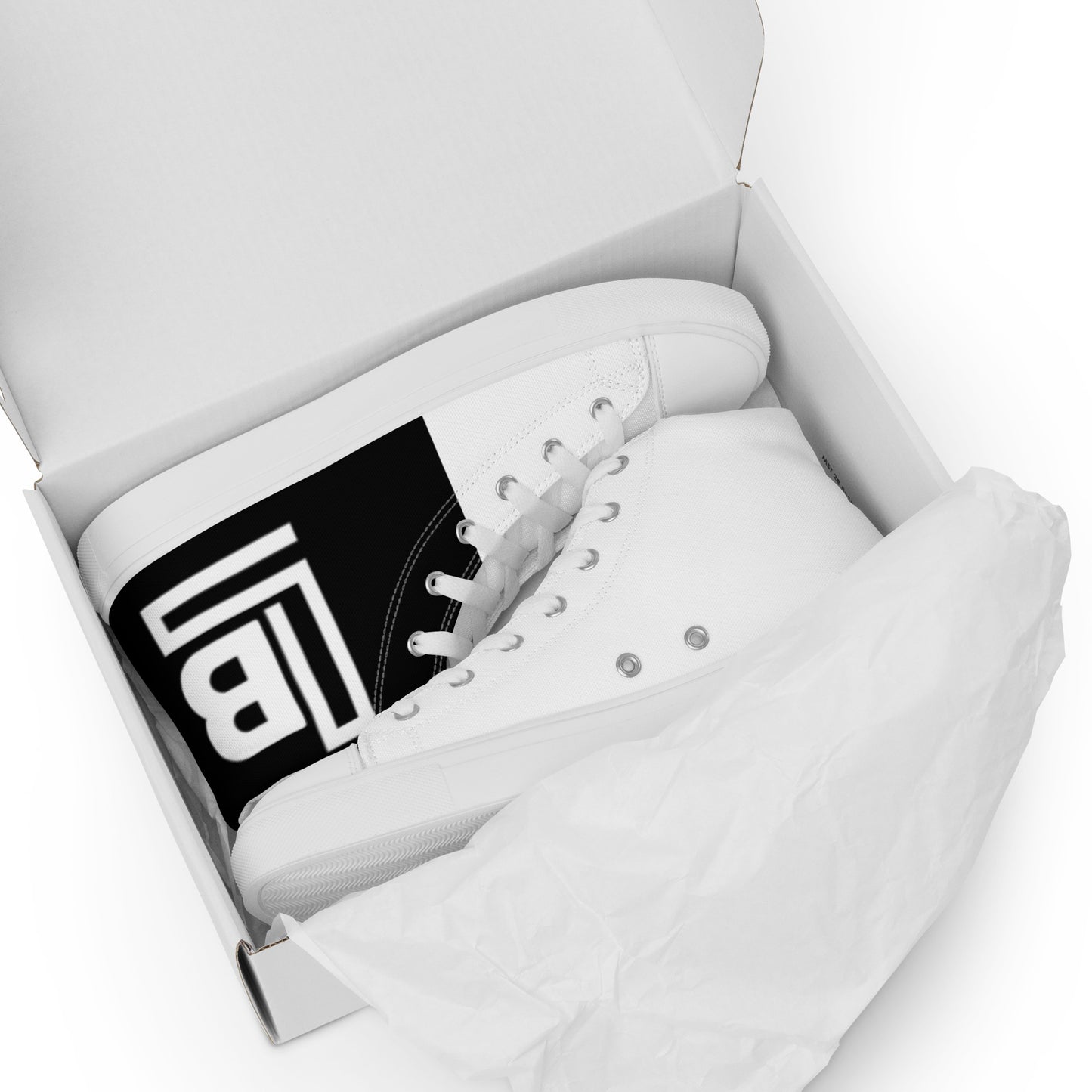 Men’s high top canvas shoes