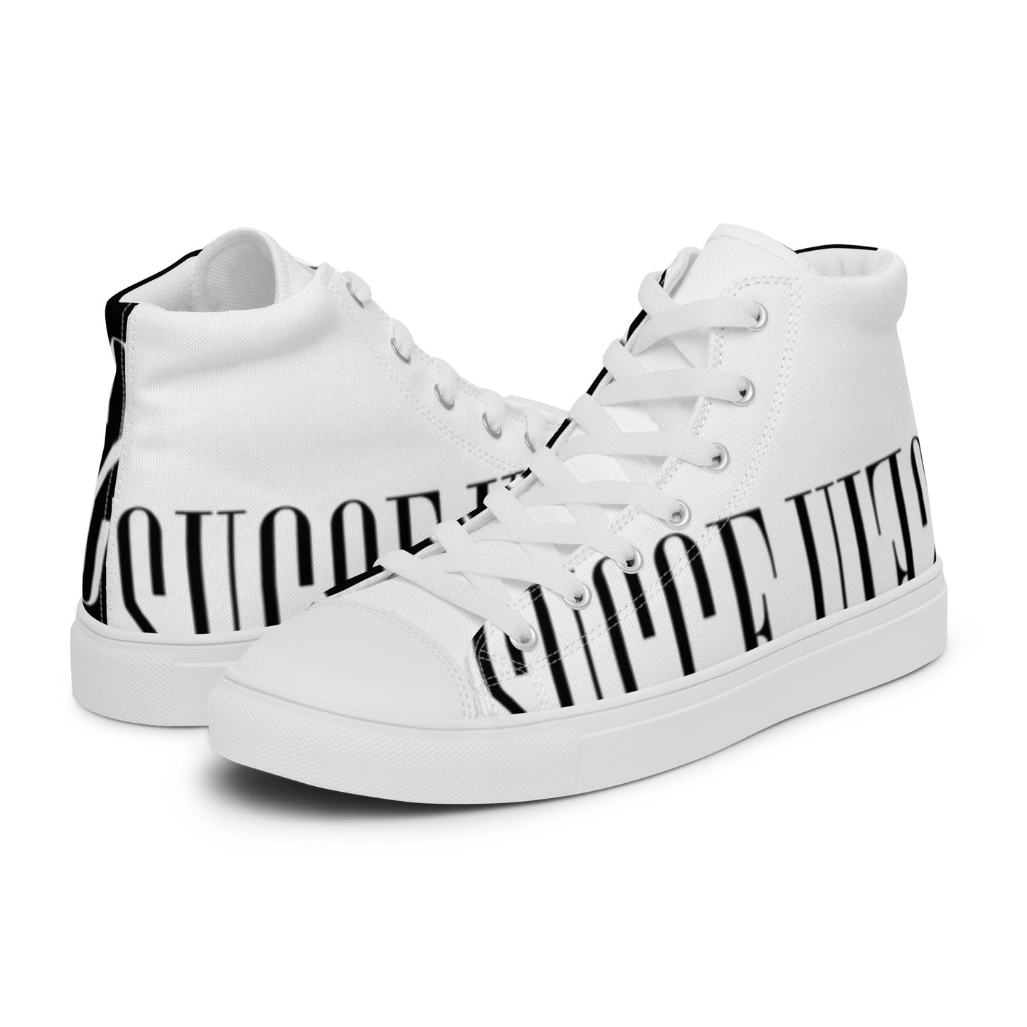 Men’s high top canvas shoes