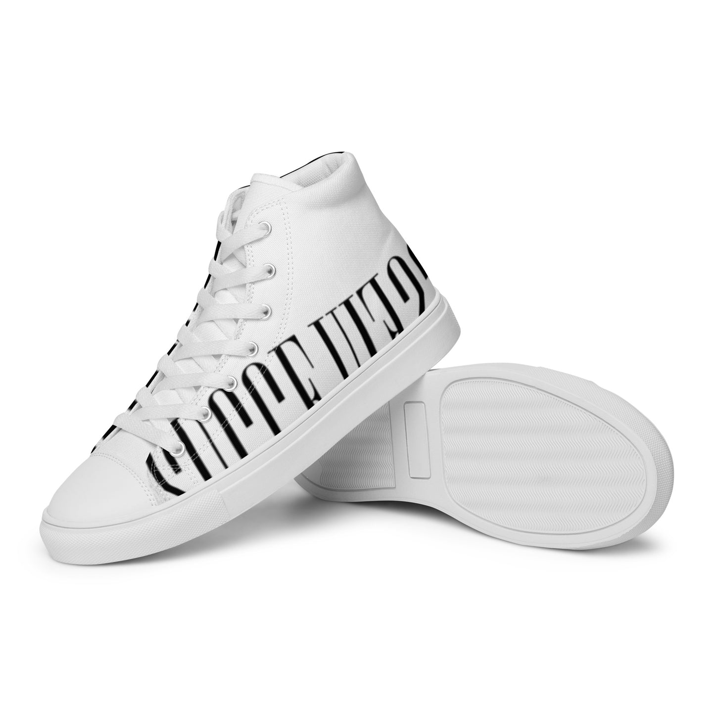 Men’s high top canvas shoes