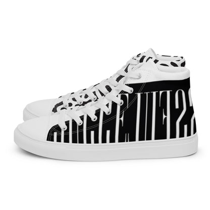 Men’s high top canvas shoes