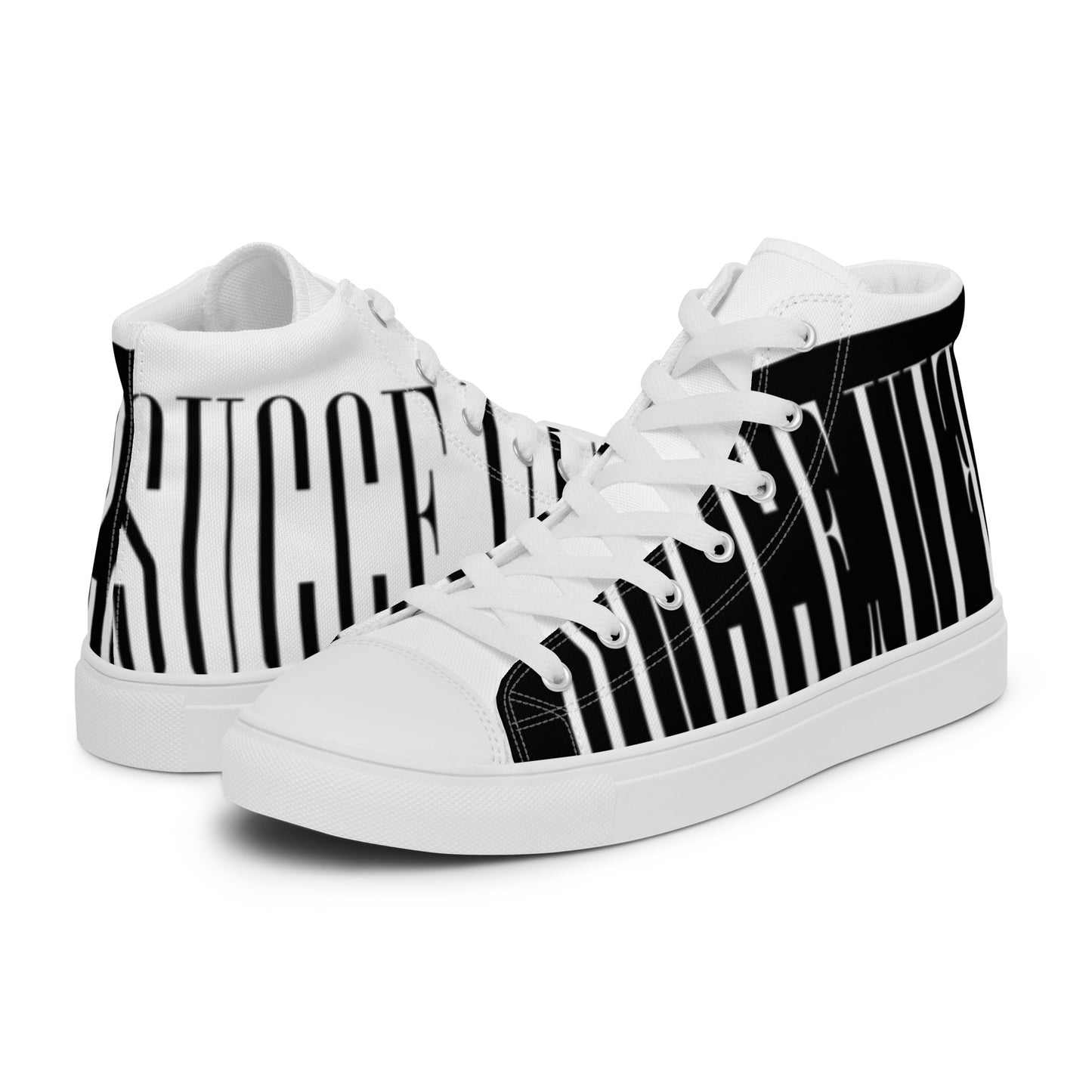 Men’s high top canvas shoes