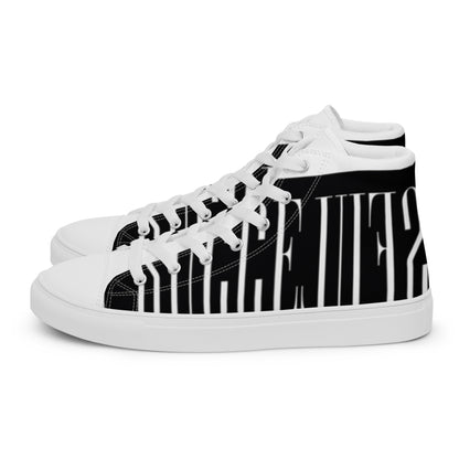 Men’s high top canvas shoes