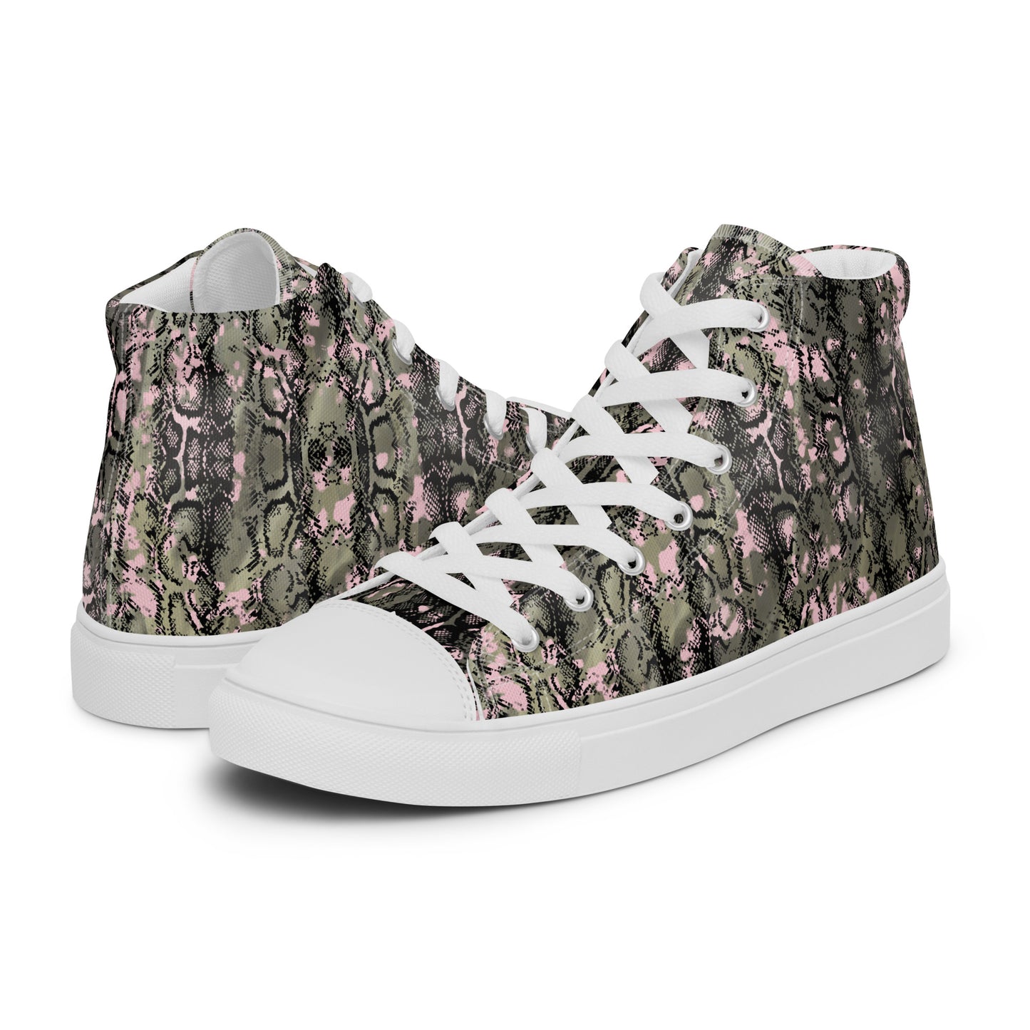 Men’s high top canvas shoes