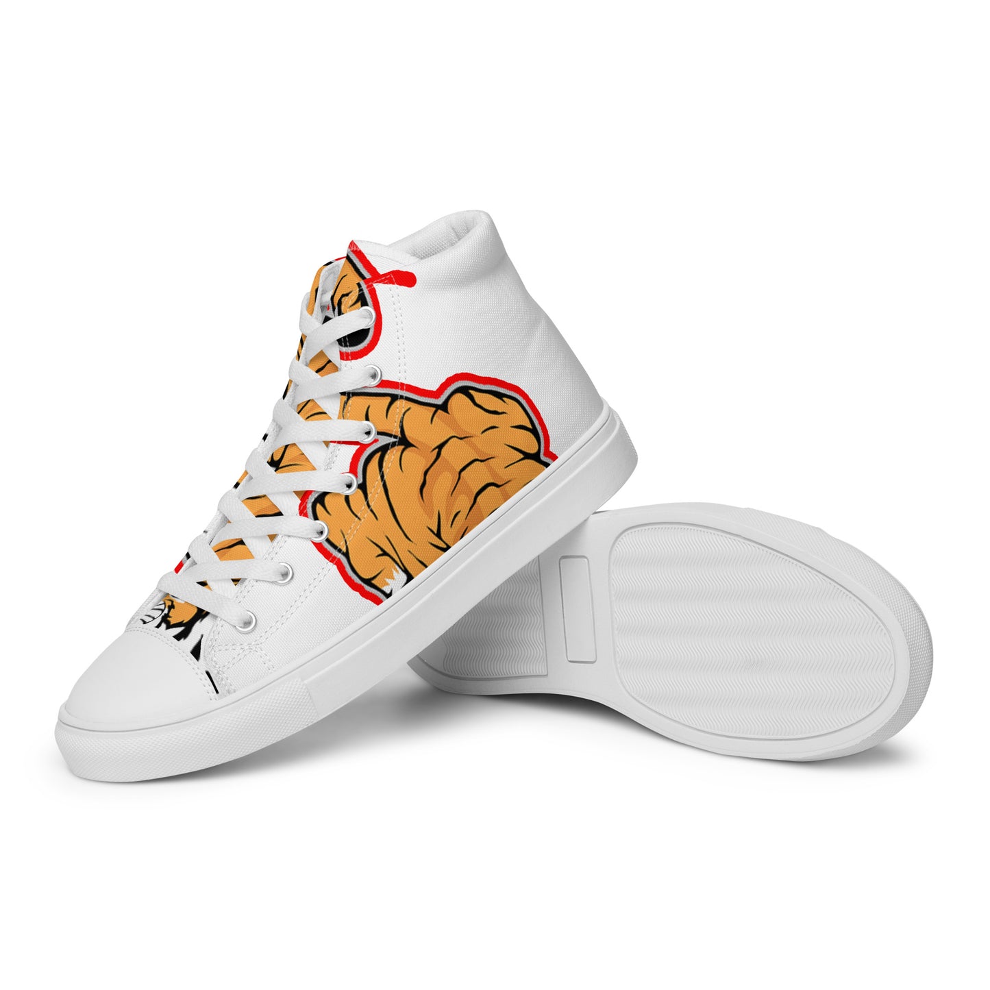 Men’s high top canvas shoes
