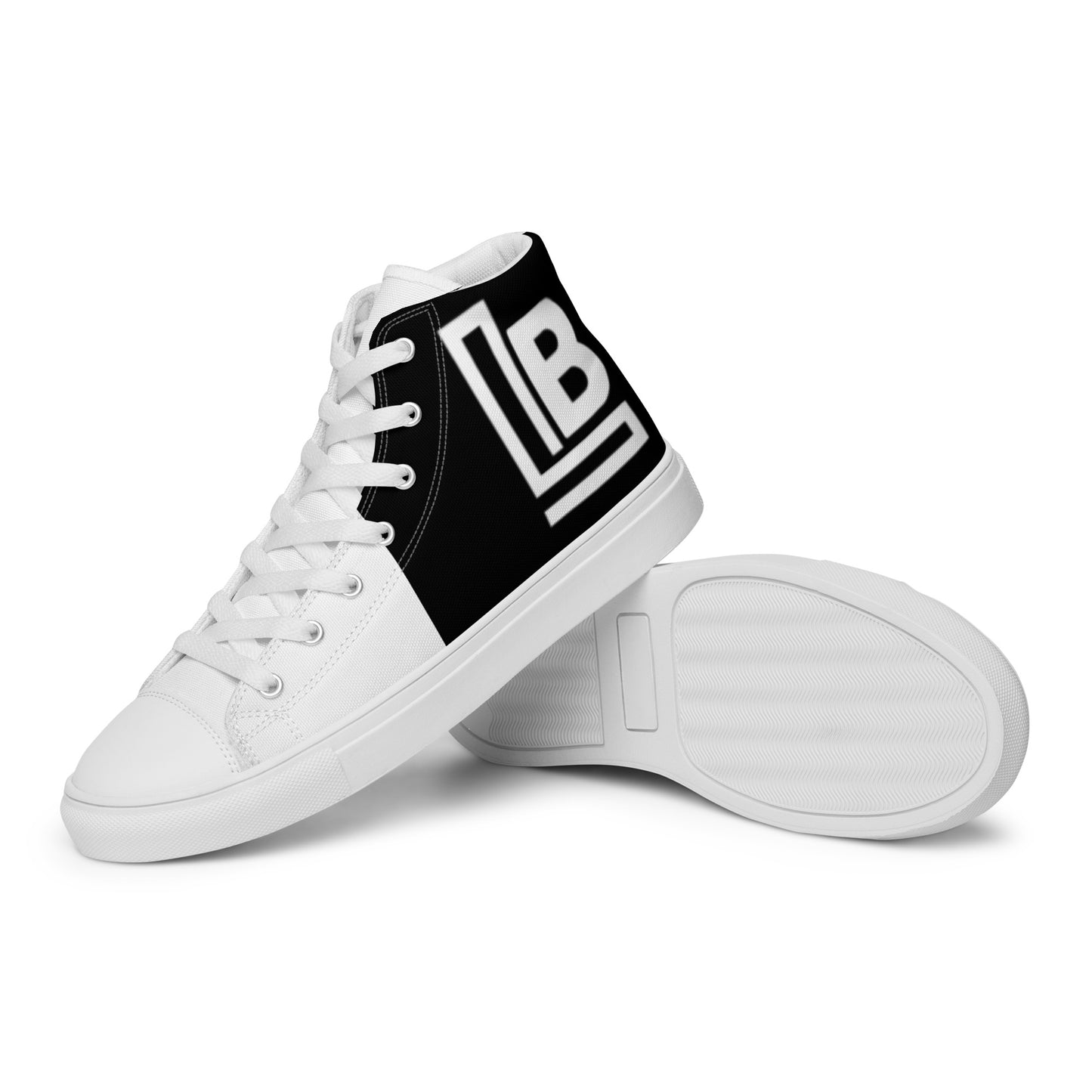 Men’s high top canvas shoes