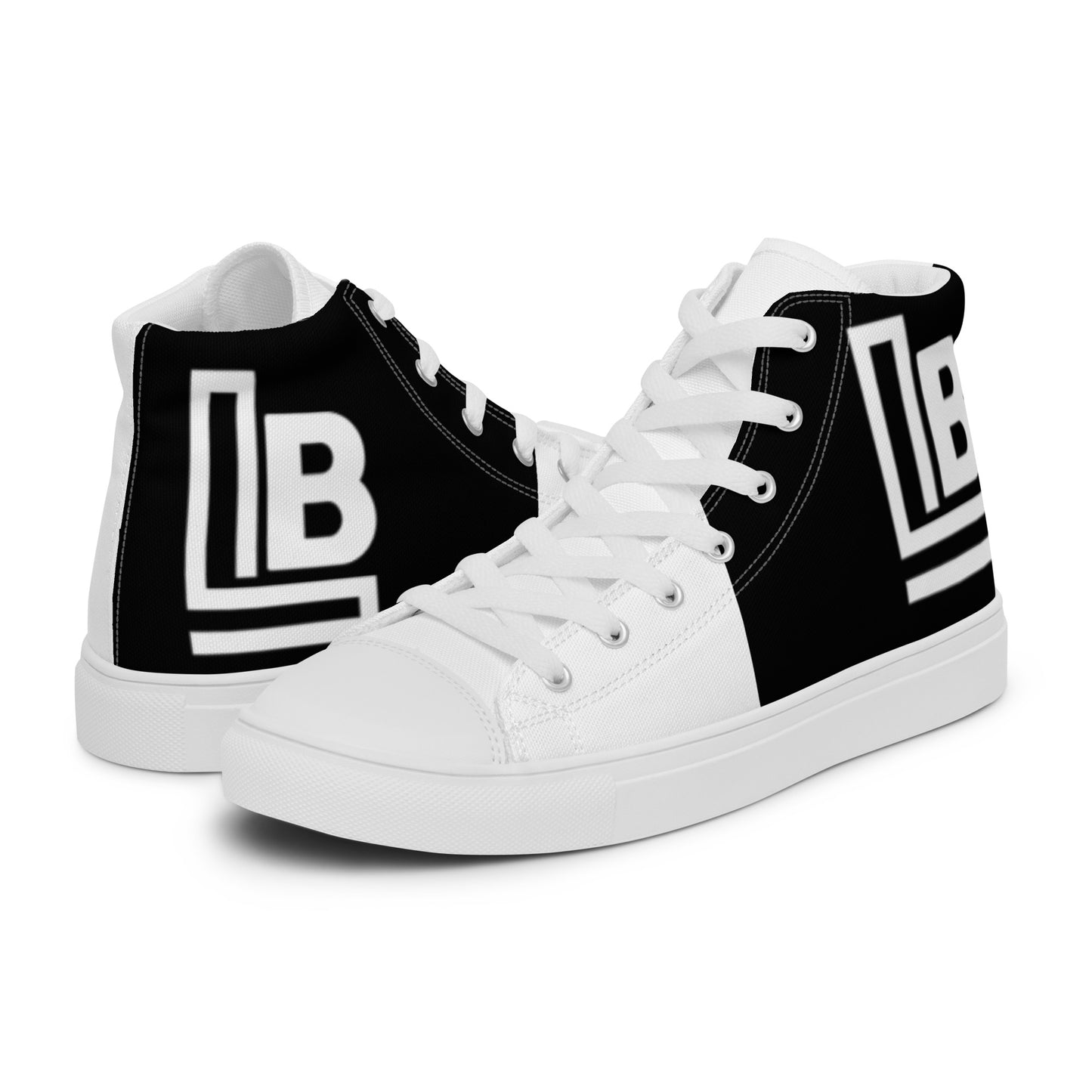 Men’s high top canvas shoes