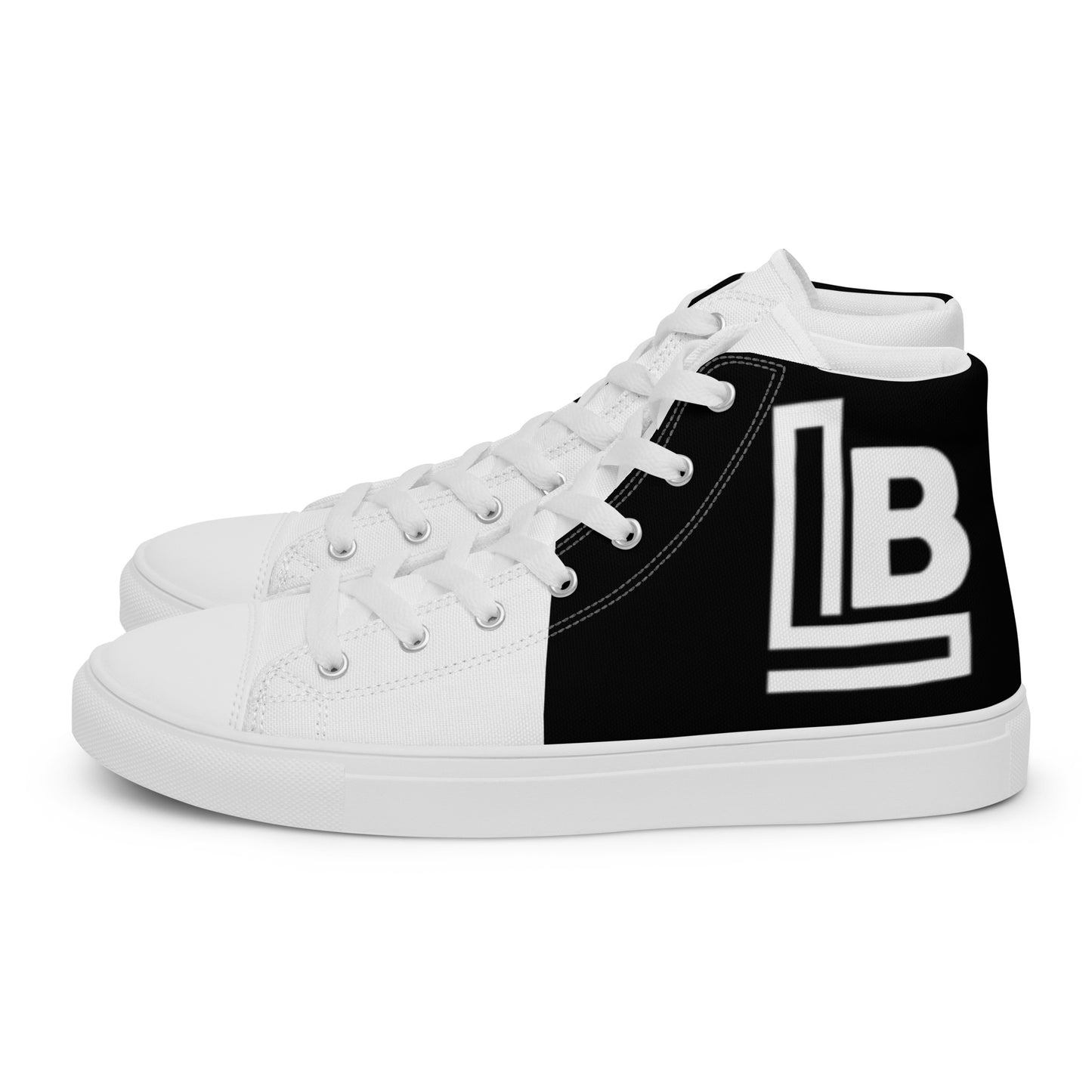 Men’s high top canvas shoes