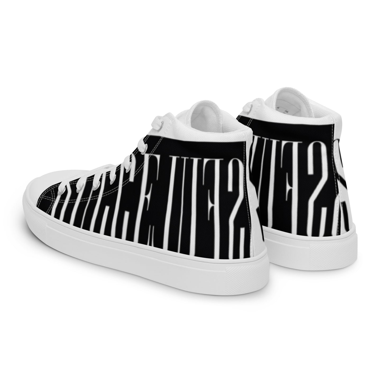 Men’s high top canvas shoes