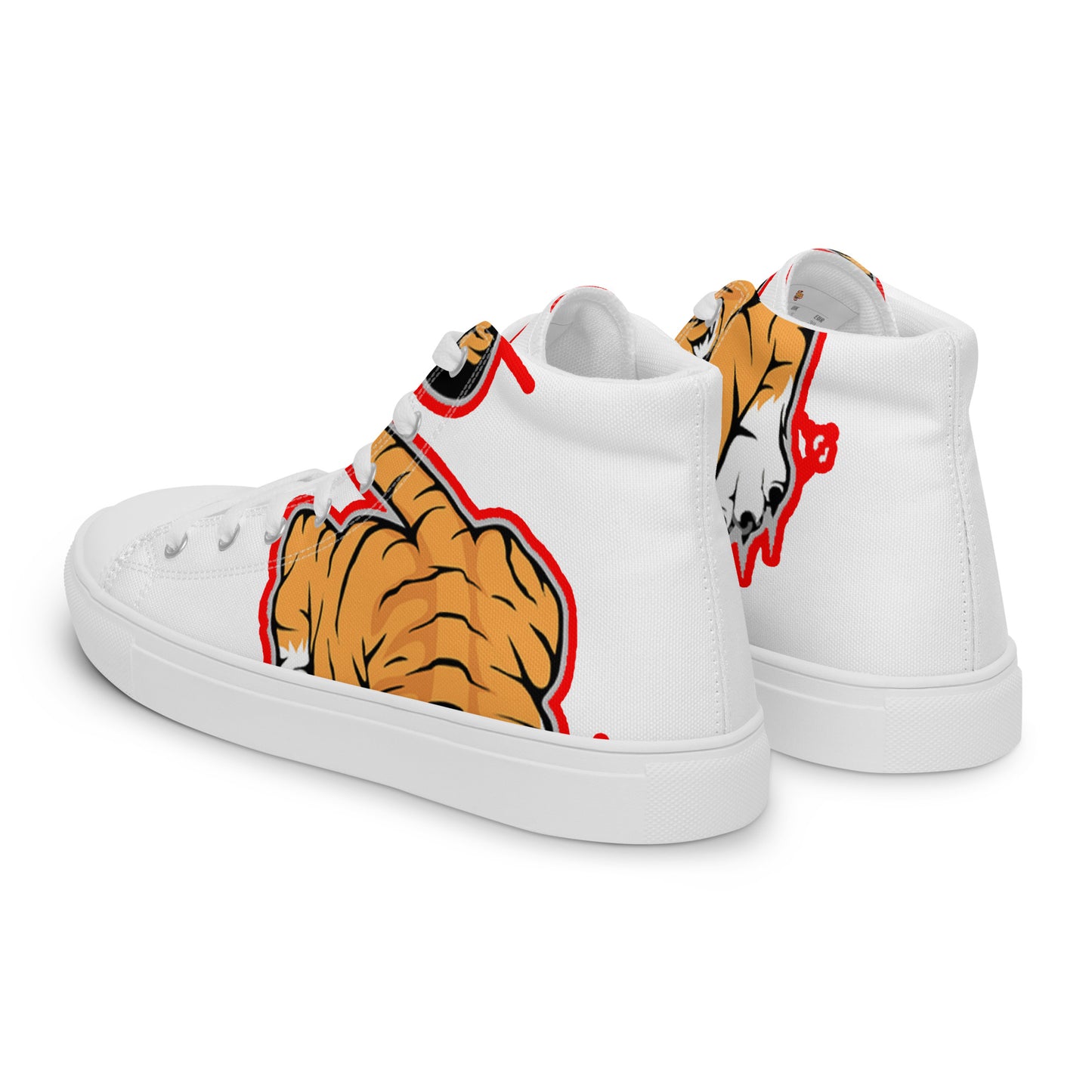 Men’s high top canvas shoes