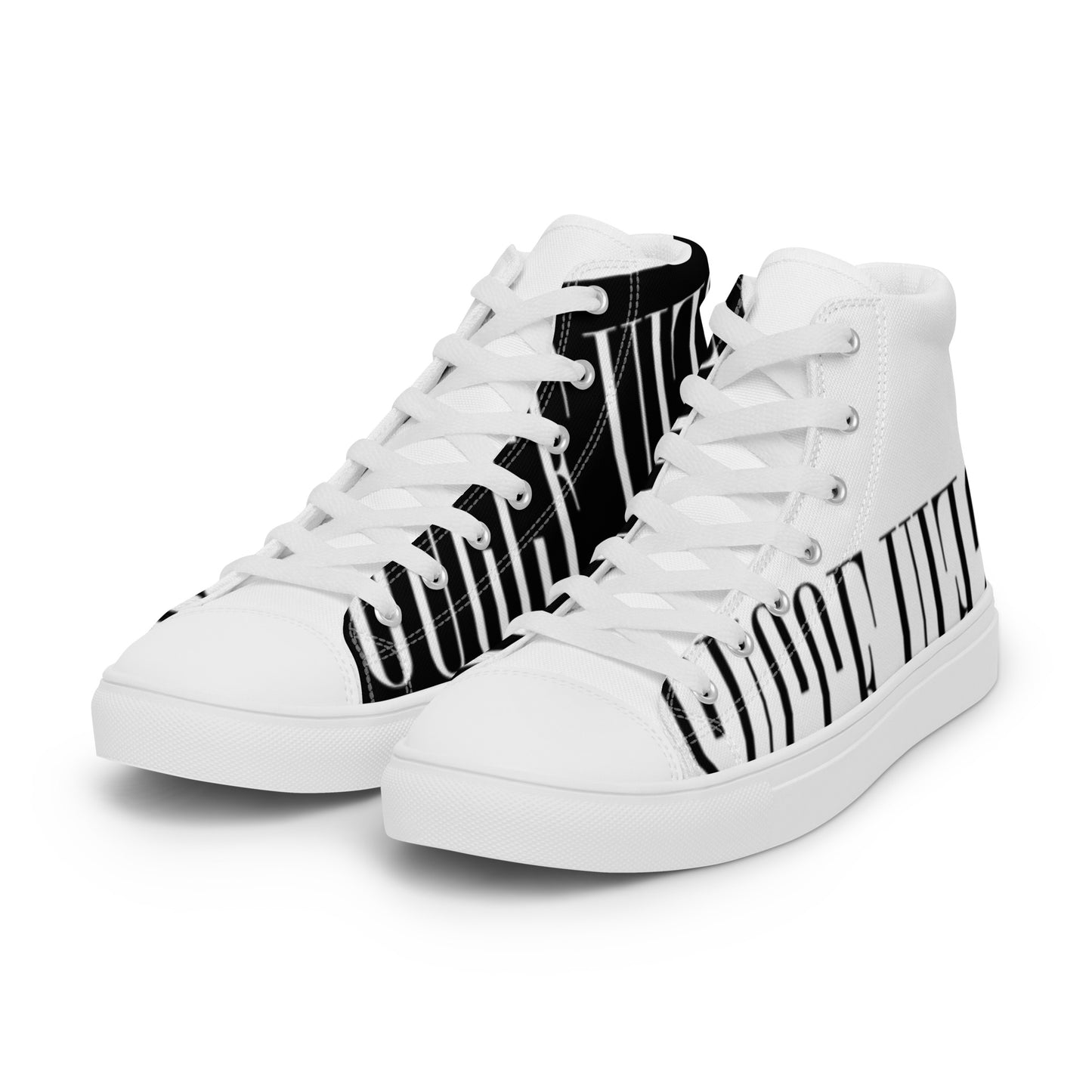 Men’s high top canvas shoes