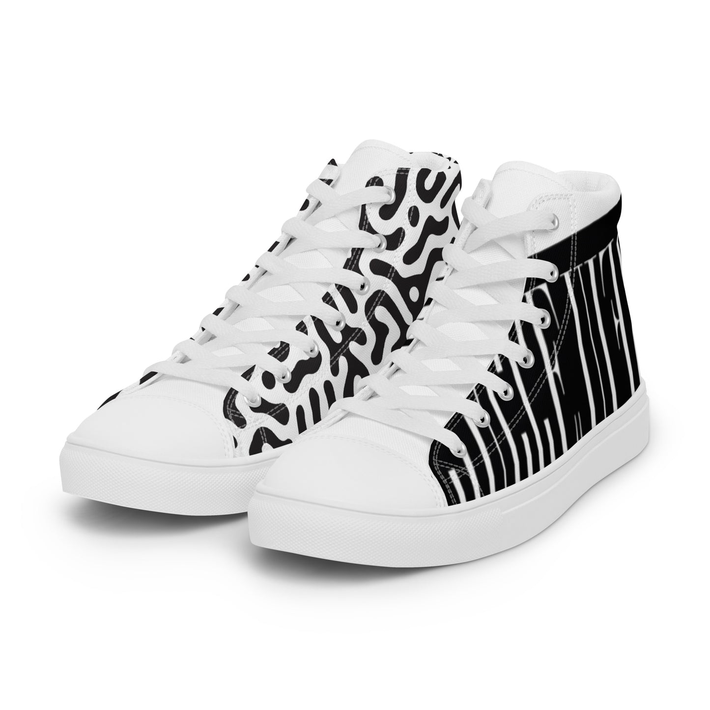 Men’s high top canvas shoes