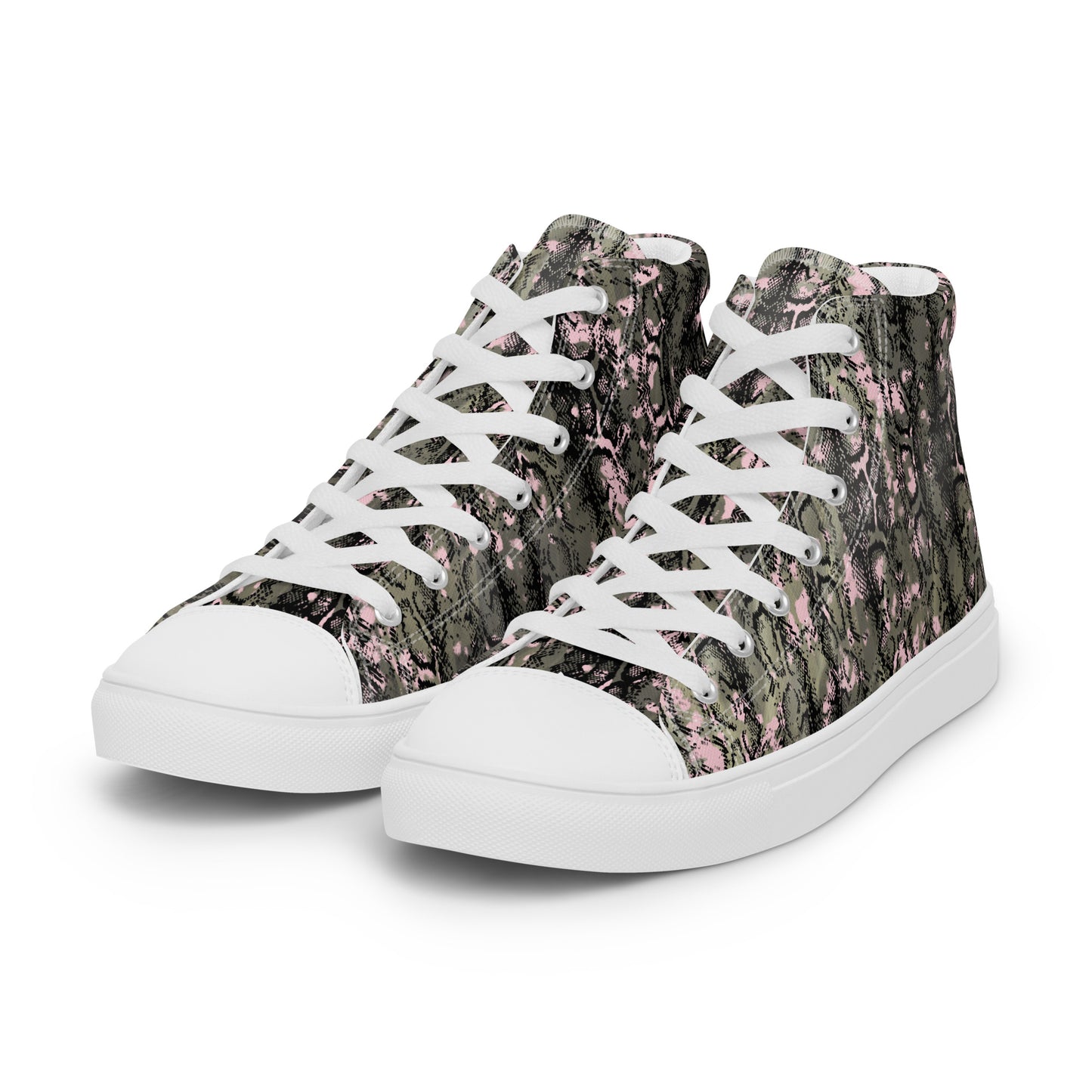 Men’s high top canvas shoes