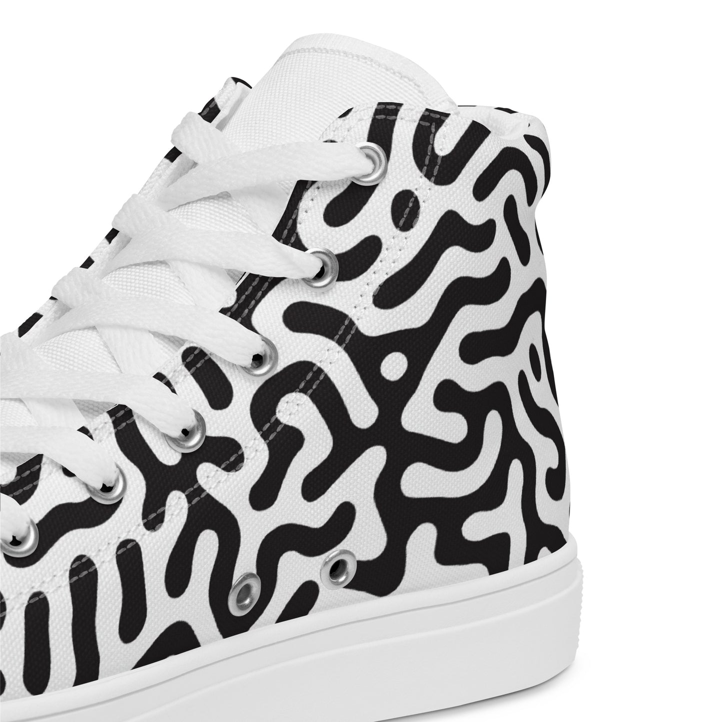 Men’s high top canvas shoes