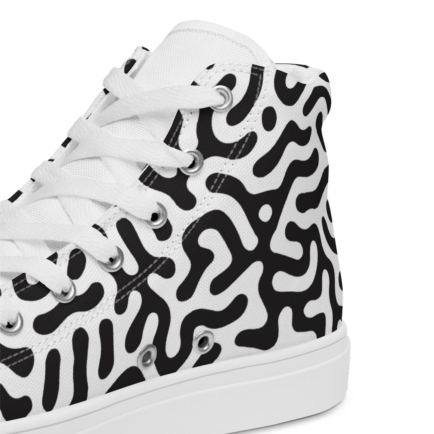 Men’s high top canvas shoes