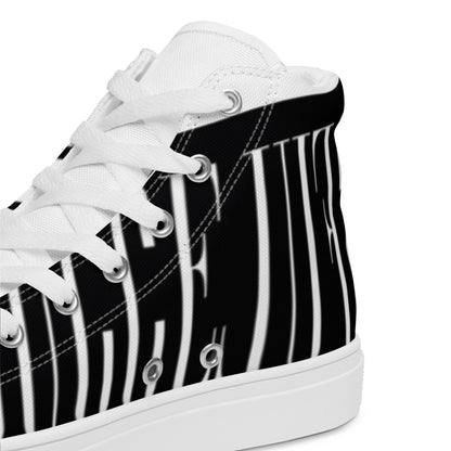 Men’s high top canvas shoes