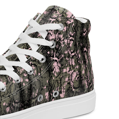 Men’s high top canvas shoes
