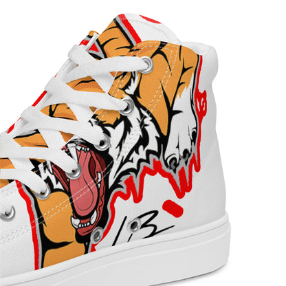Men’s high top canvas shoes