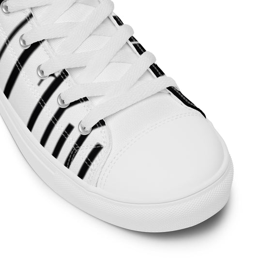 Men’s high top canvas shoes