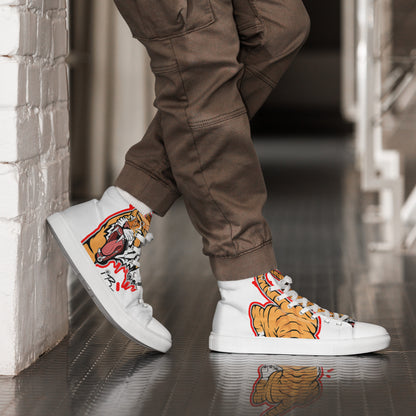 Men’s high top canvas shoes