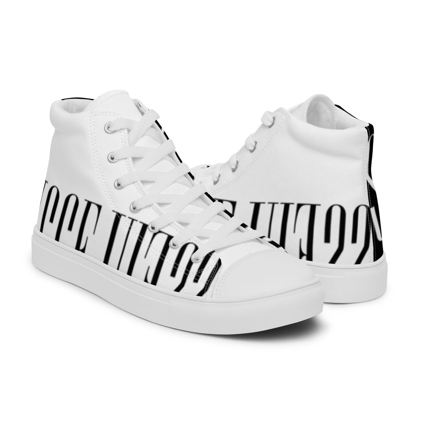 Men’s high top canvas shoes