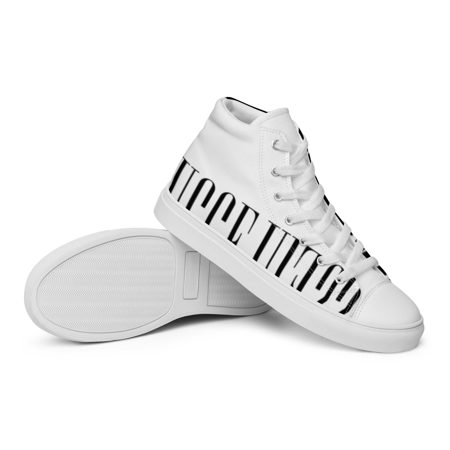 Men’s high top canvas shoes