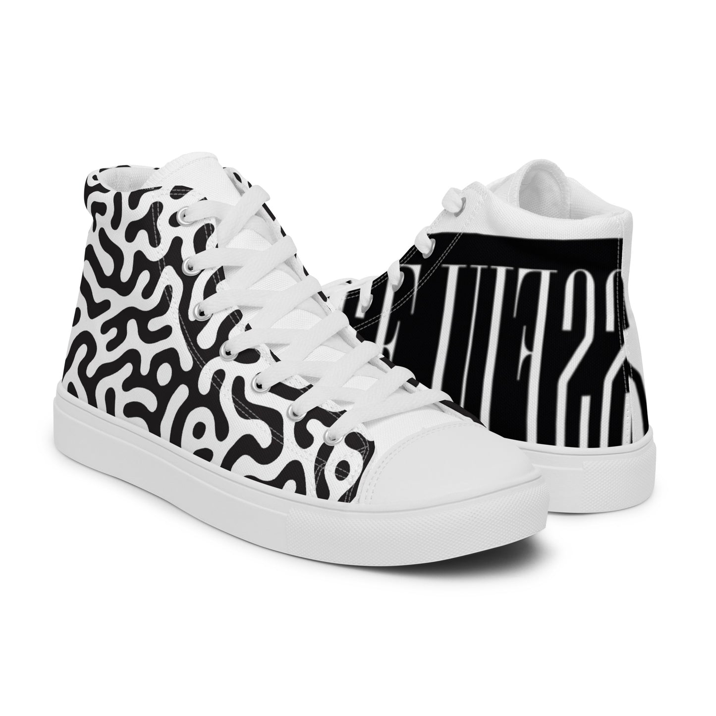 Men’s high top canvas shoes