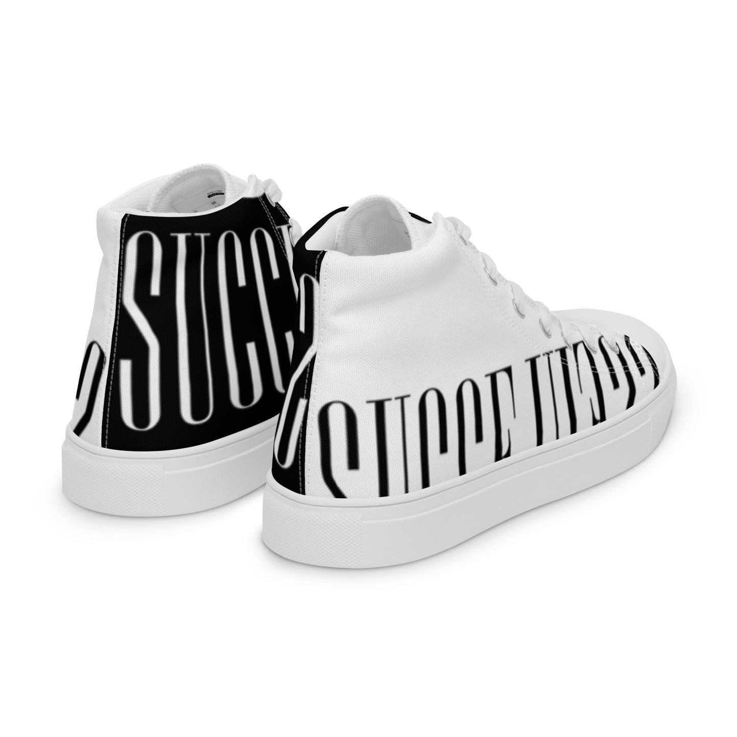 Men’s high top canvas shoes