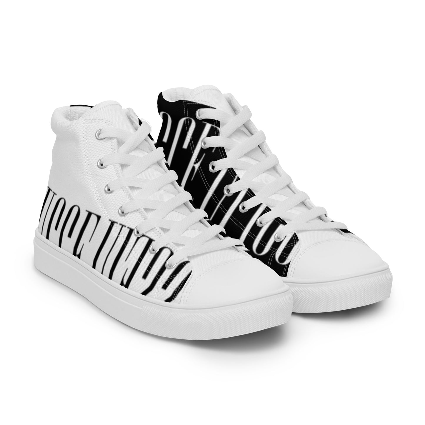 Men’s high top canvas shoes