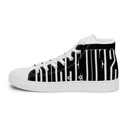 Men’s high top canvas shoes