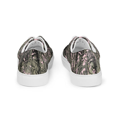Men’s lace-up canvas shoes