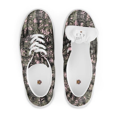 Men’s lace-up canvas shoes