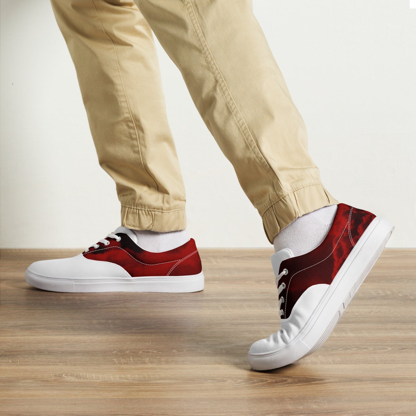Men’s lace-up canvas shoes