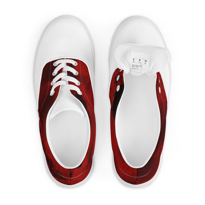 Men’s lace-up canvas shoes