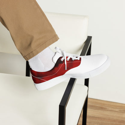 Men’s lace-up canvas shoes