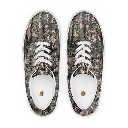 Men’s lace-up canvas shoes