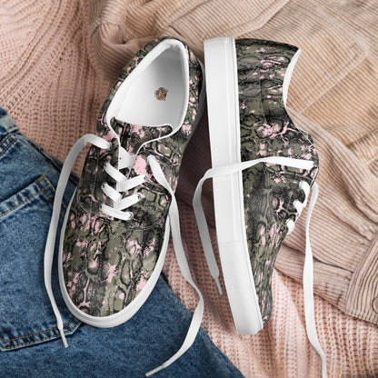 Men’s lace-up canvas shoes