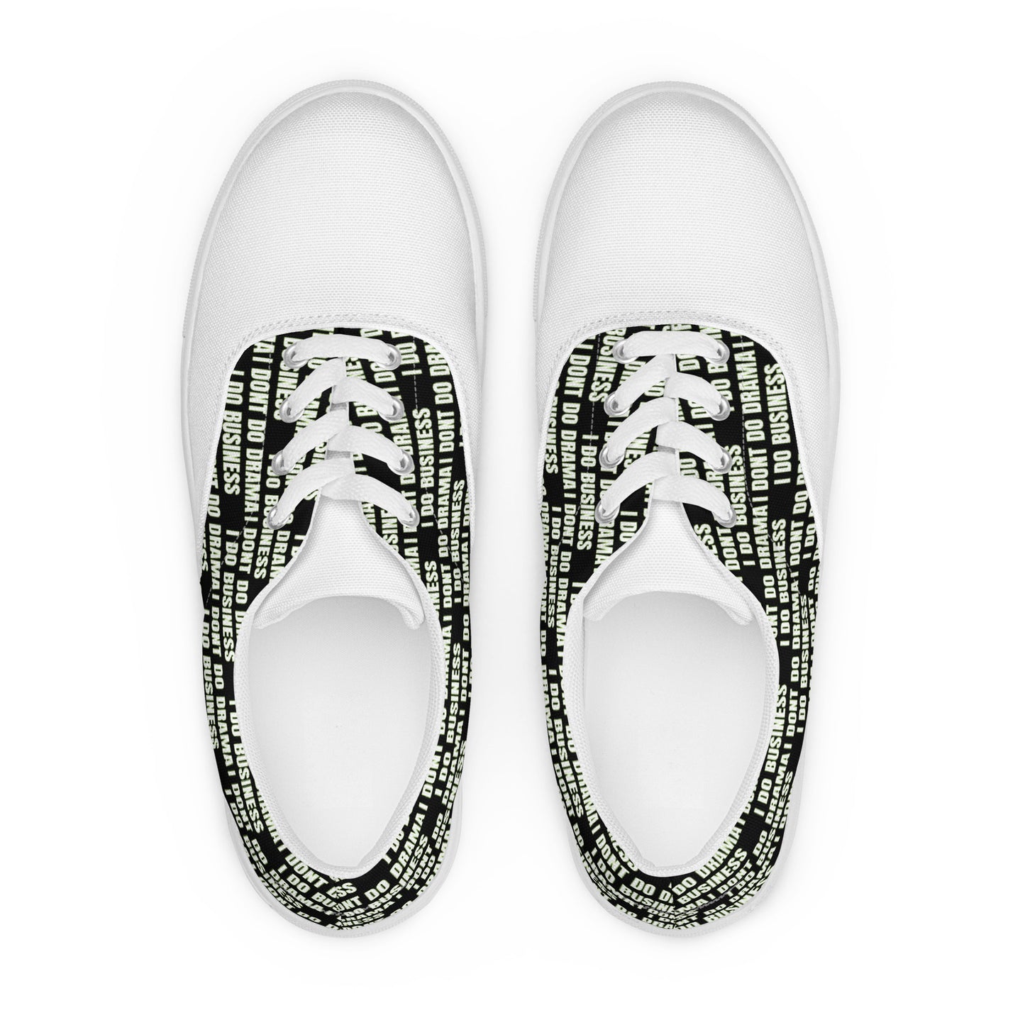 Men’s lace-up canvas shoes