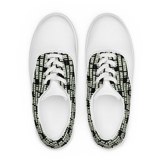 Men’s lace-up canvas shoes