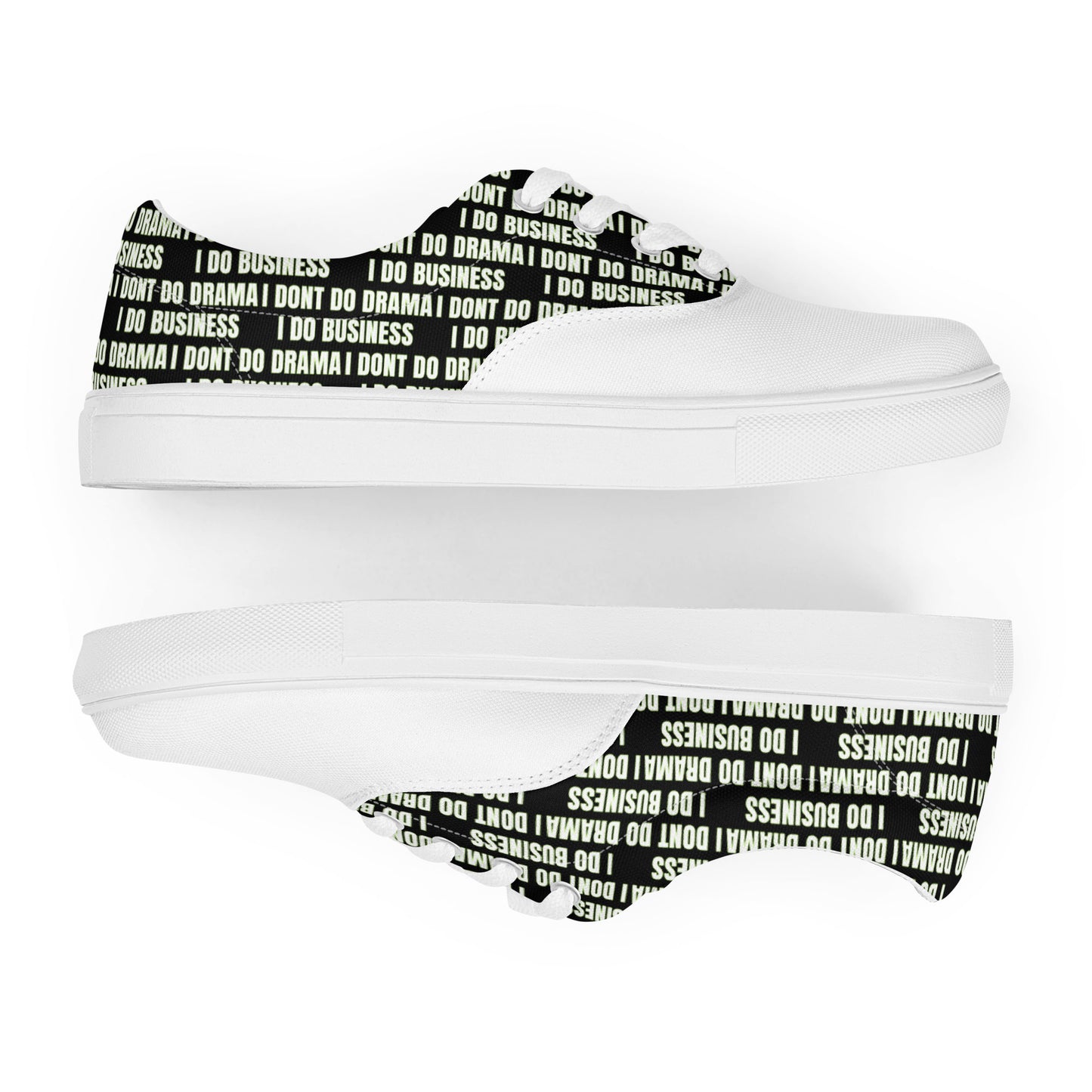 Men’s lace-up canvas shoes