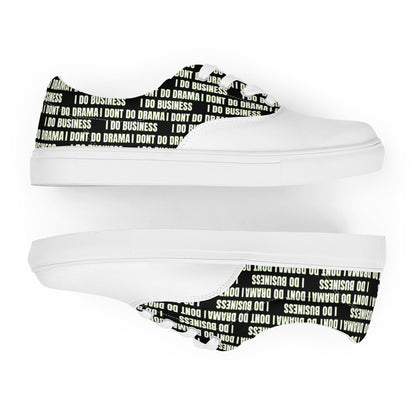 Men’s lace-up canvas shoes
