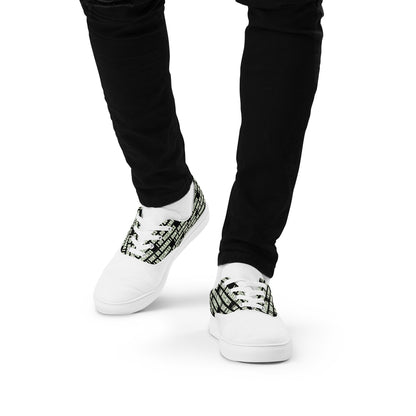 Men’s lace-up canvas shoes