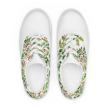 Men’s lace-up canvas shoes